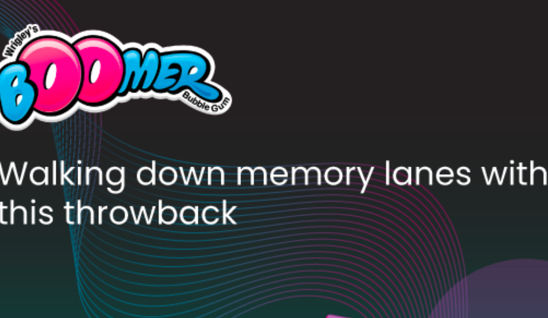 Walking down memory lanes with this throwback